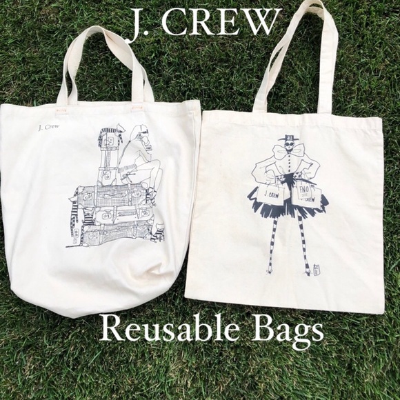 RARE NWOT J. Crew Reusable Bag - Picture 10 of 10